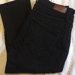 Hollister - black high rise skinny jeans